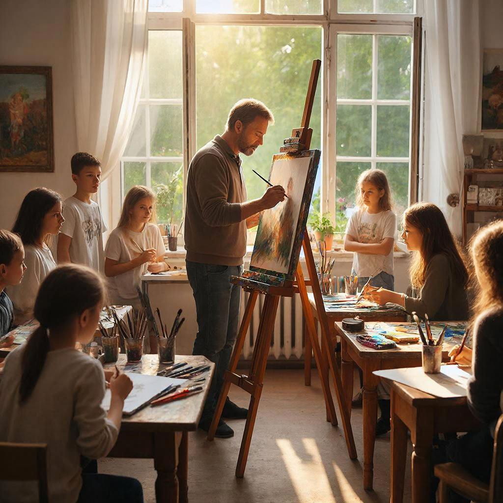 Раскройте Художника в Себе: Наш Путь к Мастерству Рисования через Практику и Мастер-классы